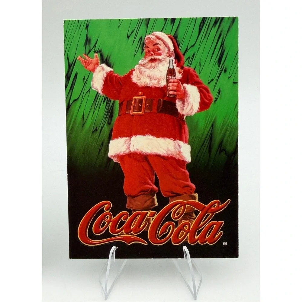 1995 Coca-Cola Christmas Trading Cards Santa Claus Set #4 #5 Haddon Sundblom